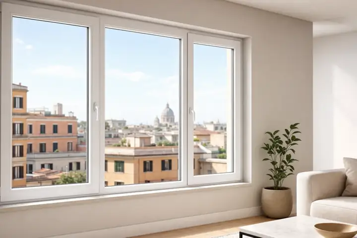 La finestra funziona solo come sistema. Profilo, vetro, ferramenta, guarnizioni e posa vengono spiegati come parti di una stessa architettura, senza promesse universali.