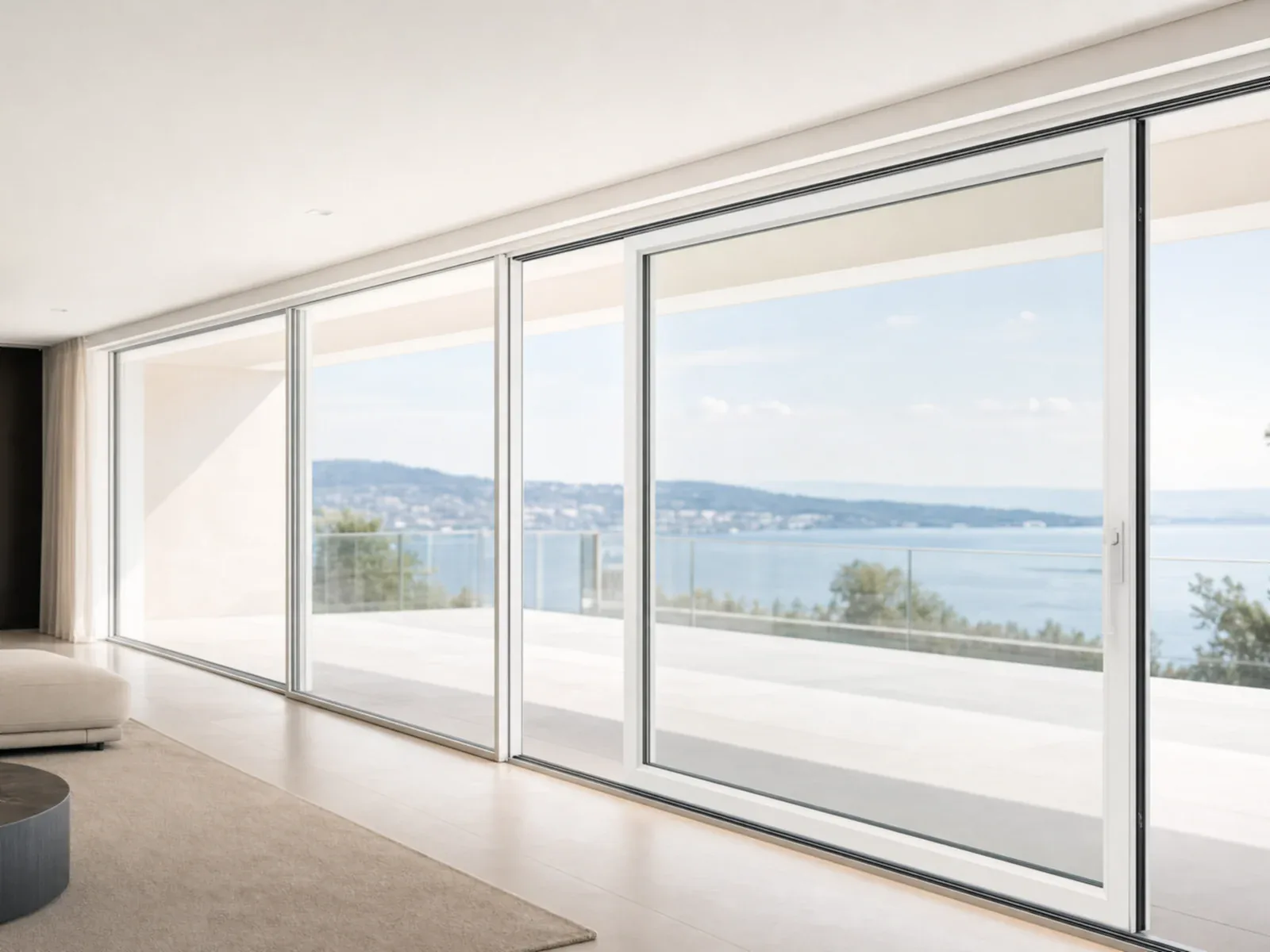 alzante scorrevole REHAU HST per grandi aperture - partner REHAU certificato Roma